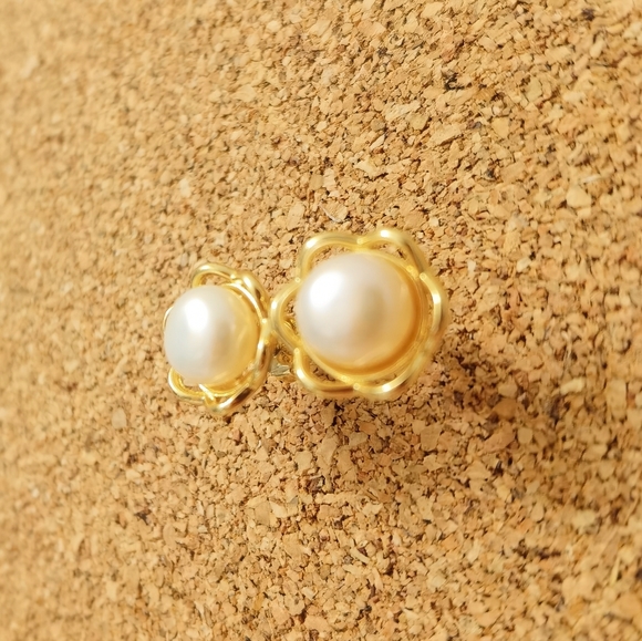 Freshwater pearl earrings. - Picture 4 of 4